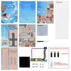 Maqueta Book Nook Con Luz Up Travel With The Wind