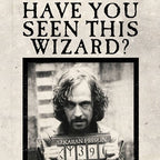 Tarjeta de felicitación lenticular Sirius Black. Minalima-Harry Potter