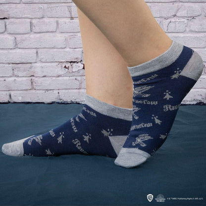 Harry Potter Pack de 3 Pares de calcetines tobilleros Ravenclaw