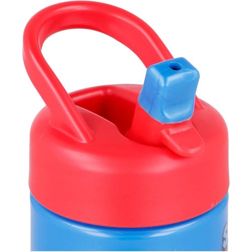 Botella Infantil Con Pajita Asa 410Ml Super Mario