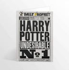 Tarjeta de felicitación - Harry Potter No deseado n.º 1. Minalima-Harry Potter