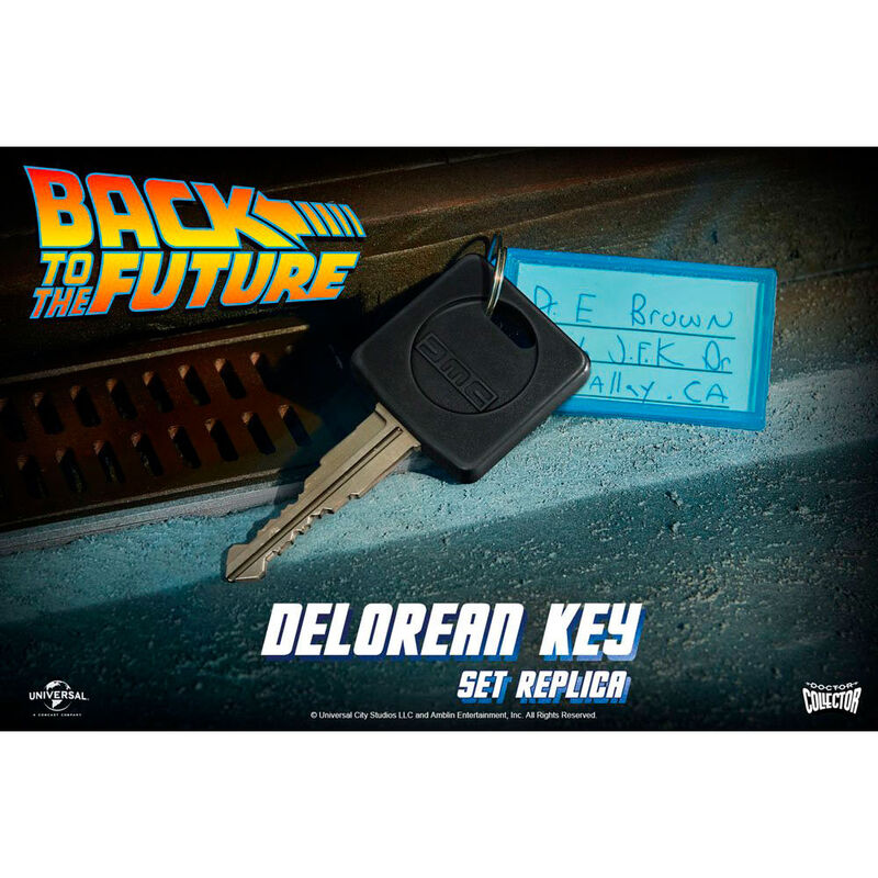 Replica llave Delorean Regreso al Futuro