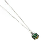 Harry Potter Collar con Colgante Slytherin (bañado en plata)