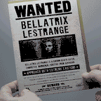 Tarjeta de felicitación lenticular - Se busca a Bellatrix Lestrange. Minalima-Harry Potter