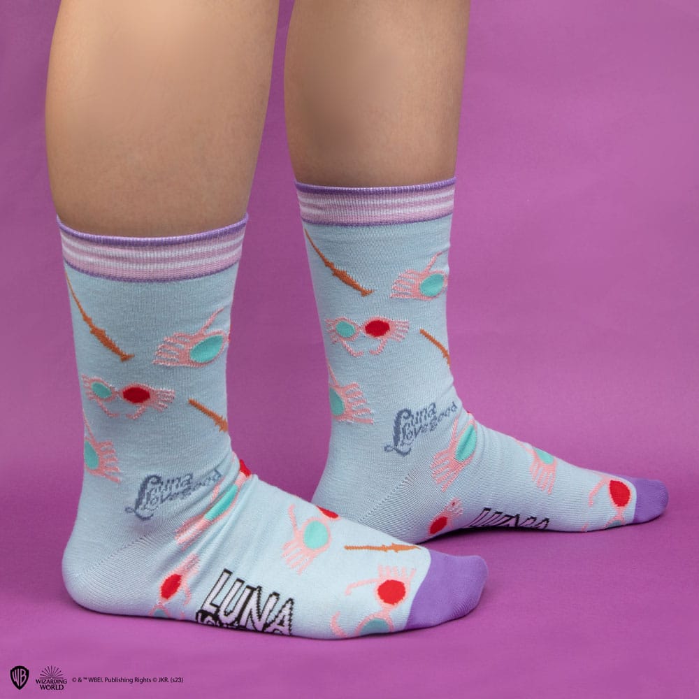 Harry Potter Pack de 3 Pares de calcetines Luna Lovegood