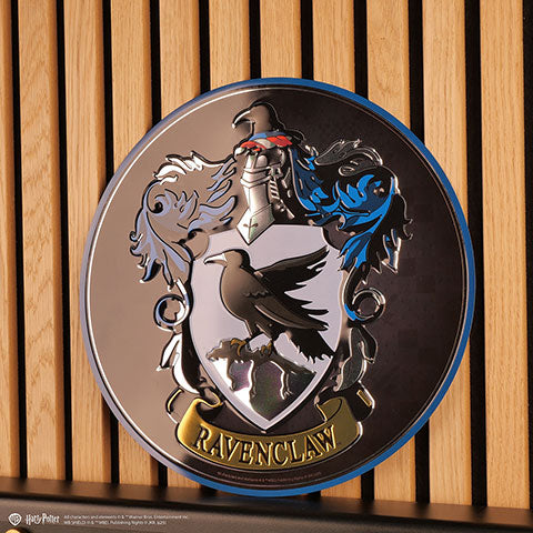 Placa redonda de aluminio Ravenclaw - Harry Potter