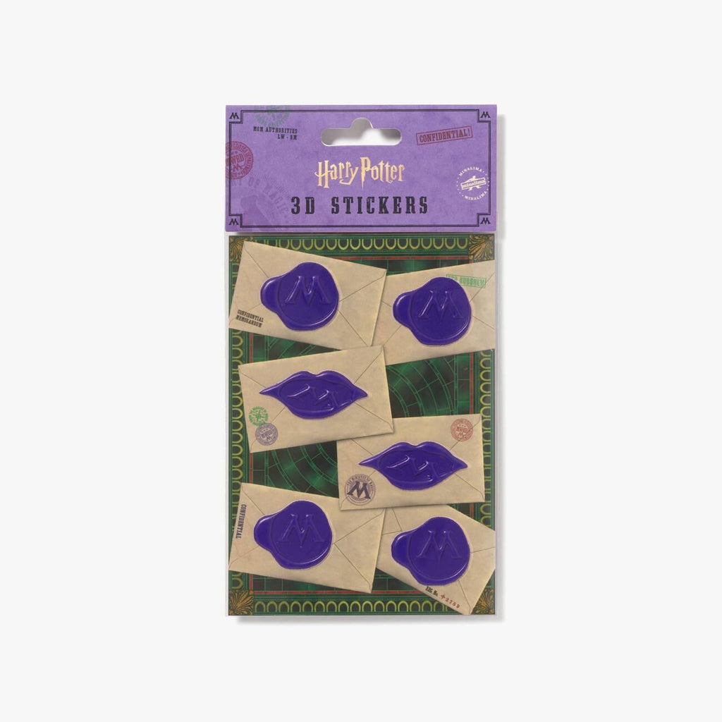 Pegatinas 3D, sellos de cera, Ministerio de Magia, MinaLima - Harry Potter