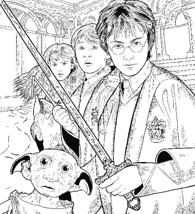 Harry Potter El Libro Oficial Para Colorear