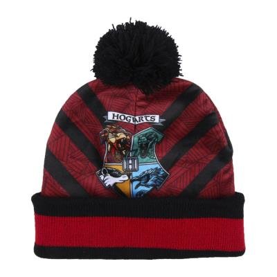 Pack Regalo Gorro Cuello Guantes Escudos Harry Potter