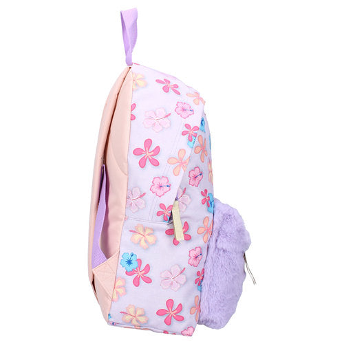 Mochila Infantil Con Bolsillo 36Cm Peluche Stitch Fantasy