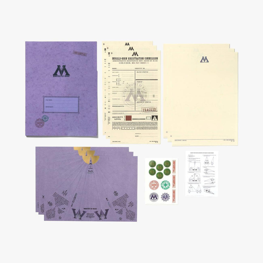 Set de papelería MinaLima del Ministerio de Magia - Harry Potter