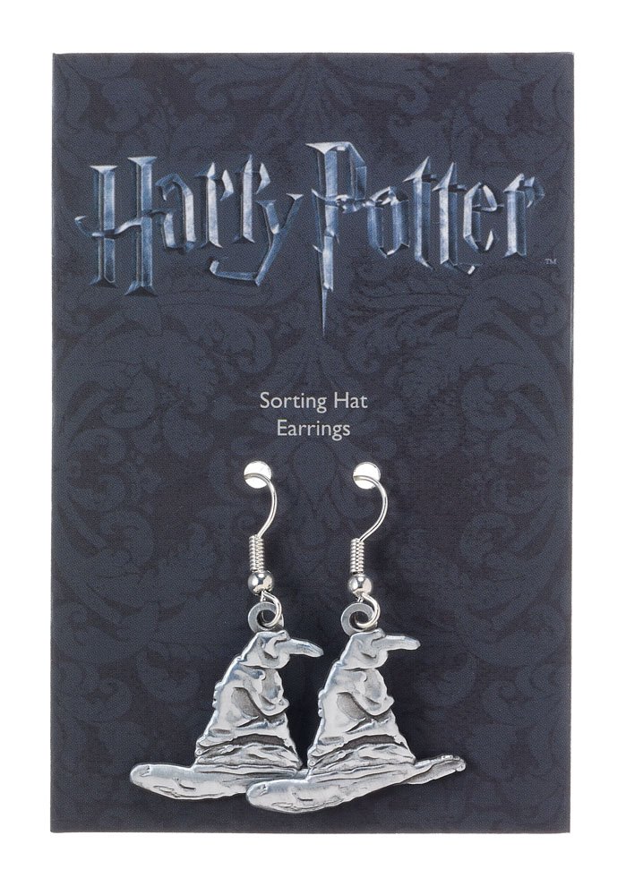 Harry Potter Pendientes Sorting Hat (bañado en plata)