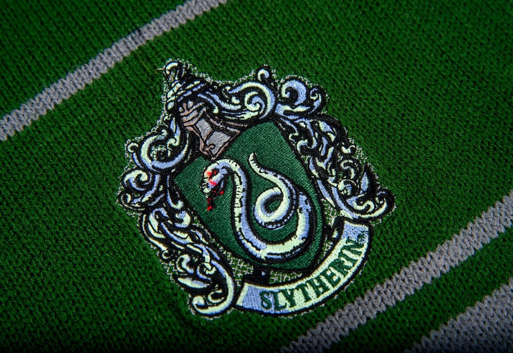 (PRE VENTA) Harry Potter Bufanda Slytherin Thin Stripes (Hanger) 160 cm