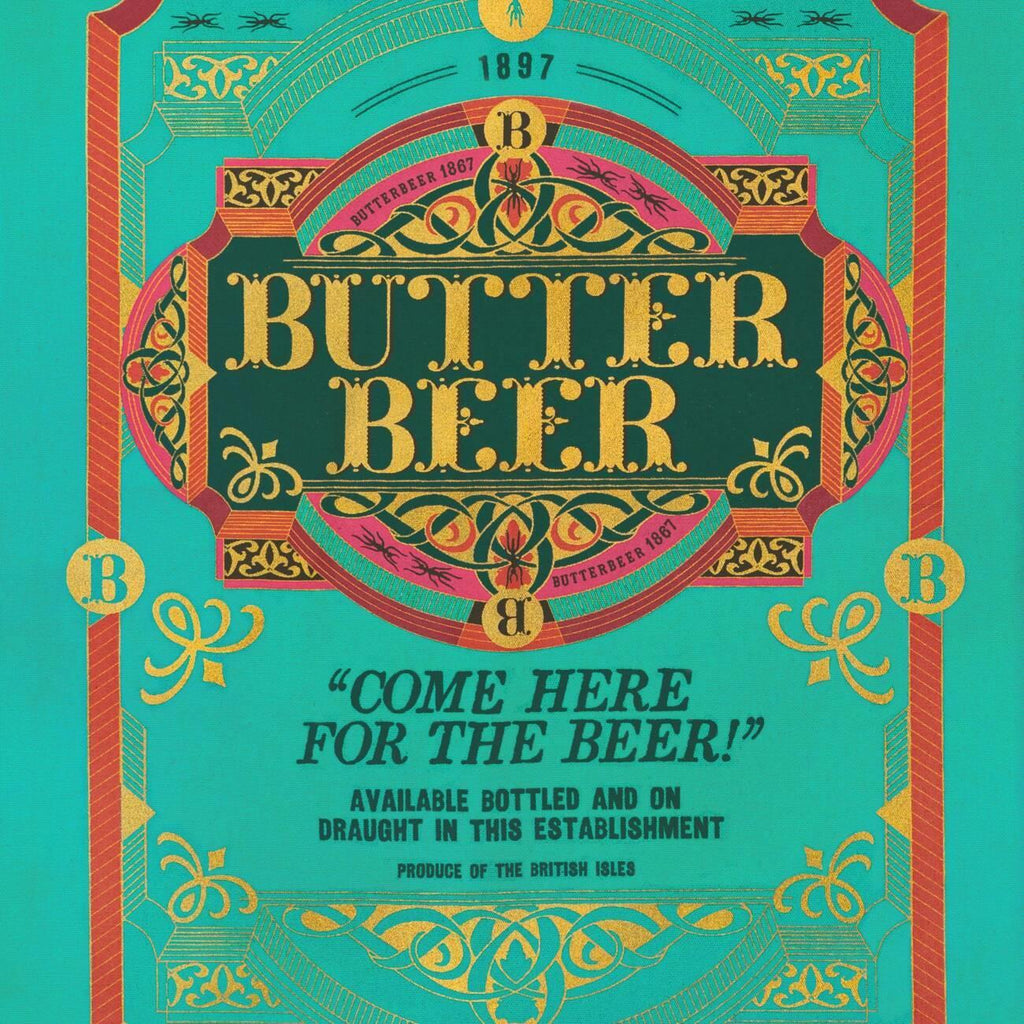 Bolso tote MinaLima de cerveza de mantequilla - Harry Potter