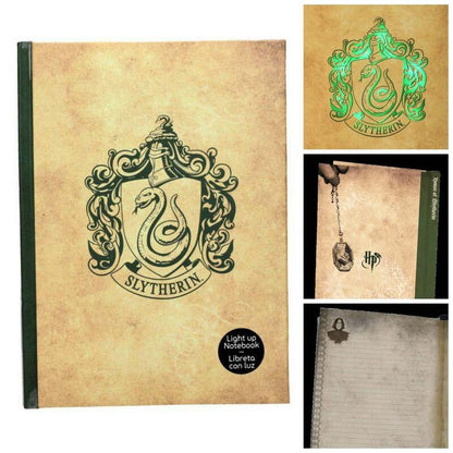 Libreta con luz Harry Potter Slytherin