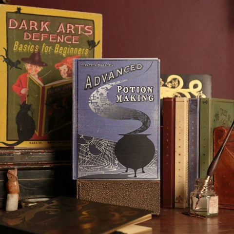Tarjeta de felicitación - Manual avanzado para la elaboración de pociones. Minalima-Harry Potter