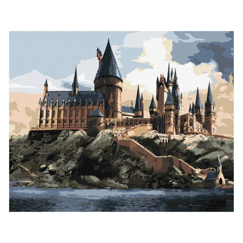 Pintar Por Números Harry Potter Hogwarts De Dia