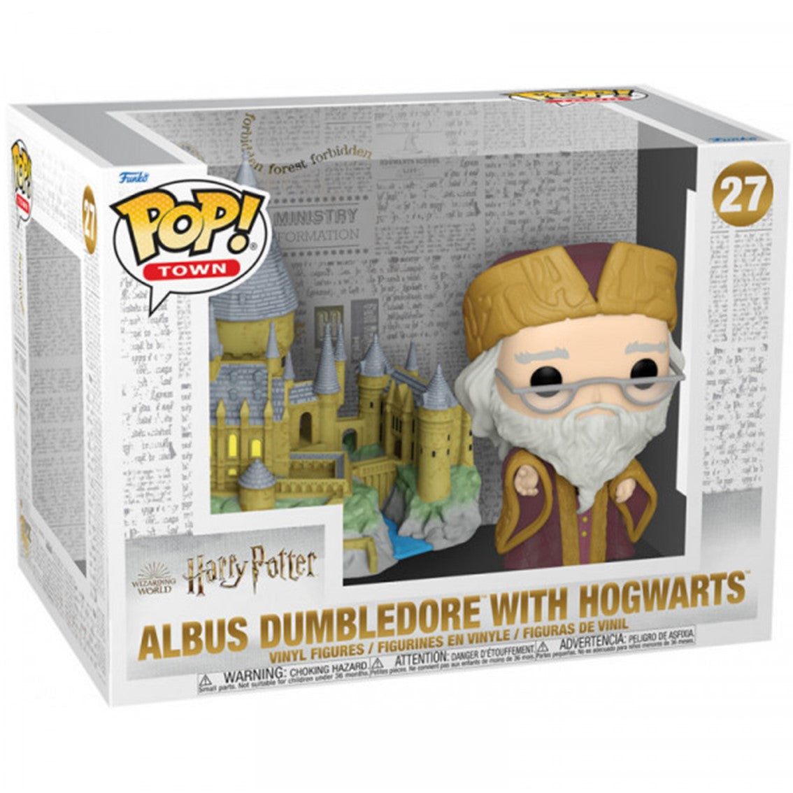 Funko Pop Town Harry Potter Aniversario Dumbledore Con Hogwarts