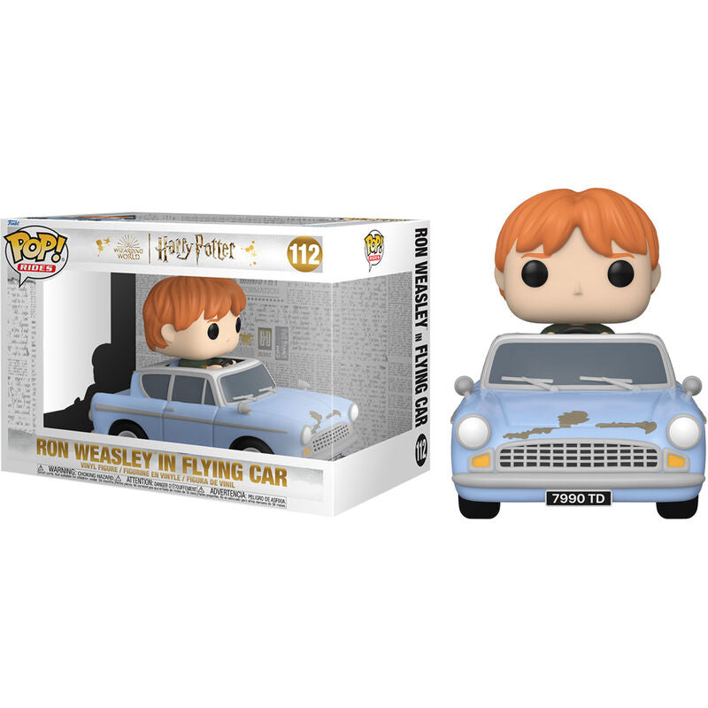 Figura POP Harry Potter Ron Weasley en Coche Volador