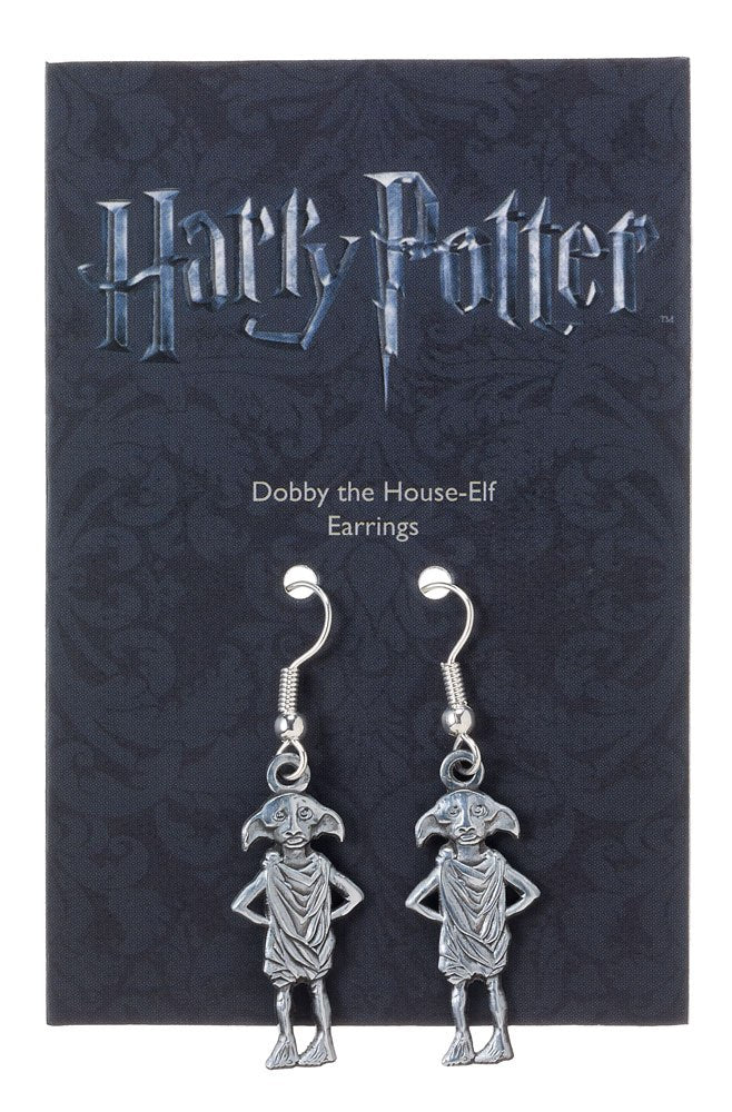 Harry Potter Pendientes Dobby the House-Elf (bañado en plata)