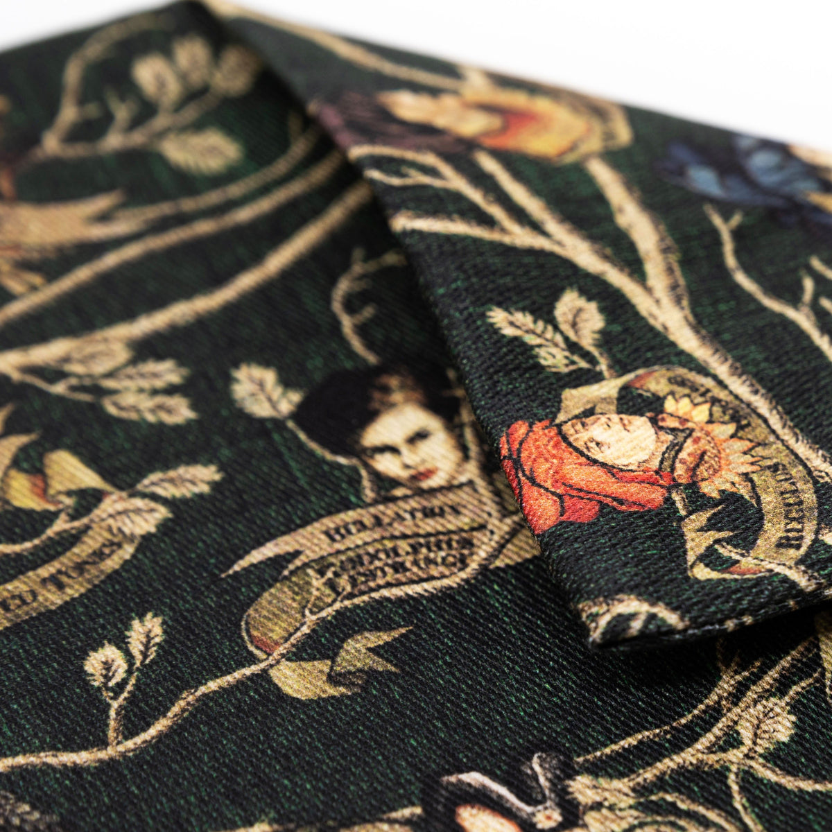 Funda de cojín tapiz 100% algodón negro - MinaLima-Harry Potter