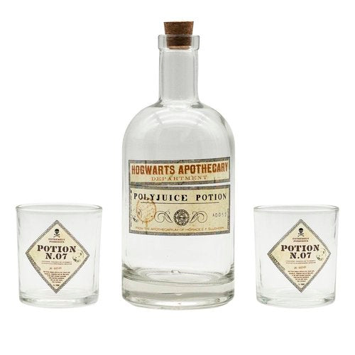 Set De Botella Y Vasos Pocion Harry Potter