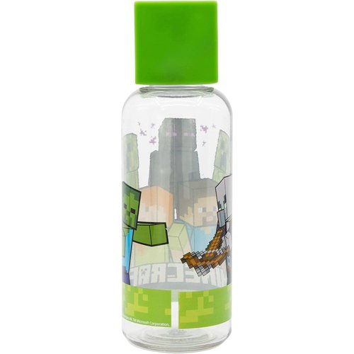 Botella Figurita 3D 560 Ml Minecraft