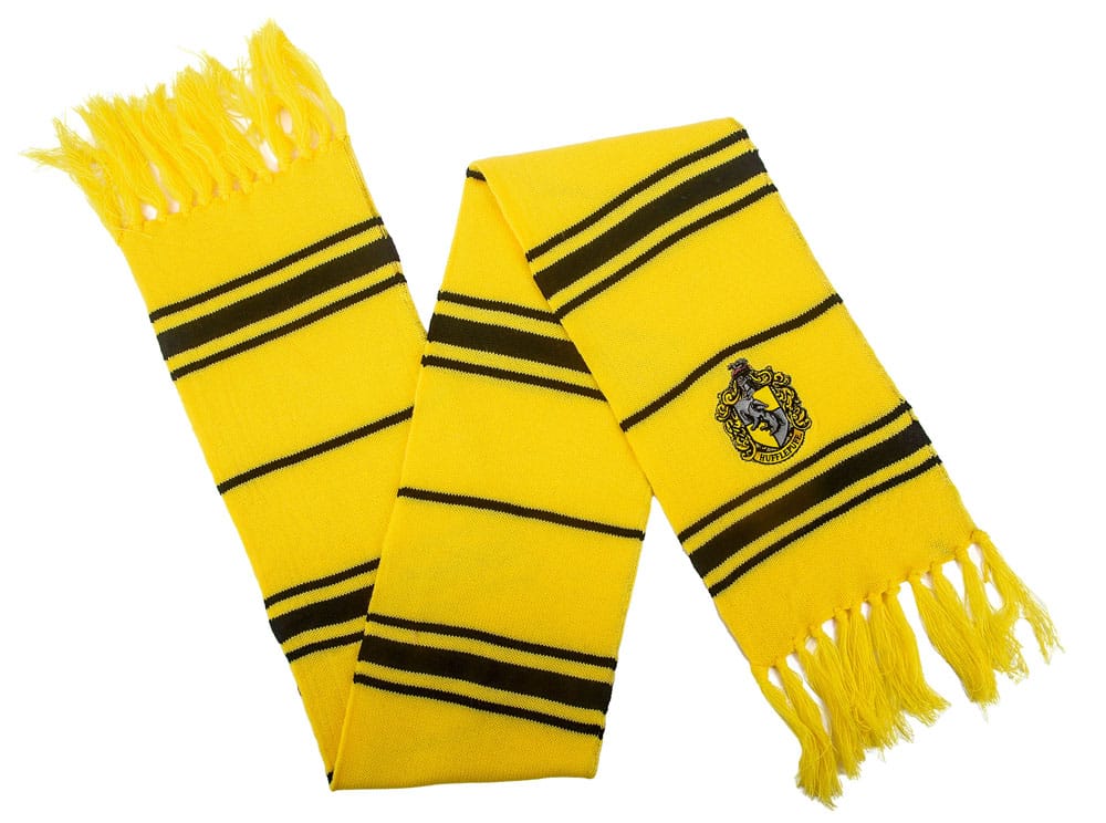 (PRE VENTA) Harry Potter Bufanda Hufflepuff Thin Stripes (Hanger) 160 cm