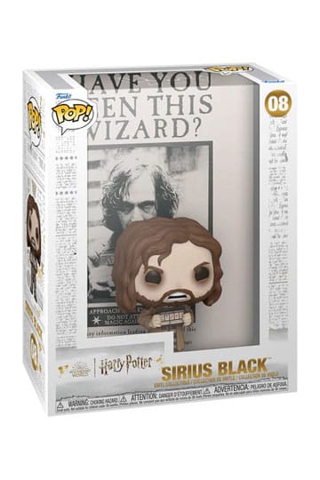 Harry Potter POP! Comic Cover Vinyl Figura Poster w/Sirius Black 9 cm