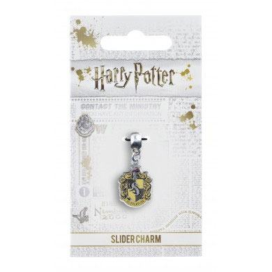 Harry Potter Colgante Hufflepuff Crest (bañado en plata)