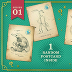 Postales misteriosas - Serie 01 El diario de campo de Newt Scamander. Minalima-Harry Potter
