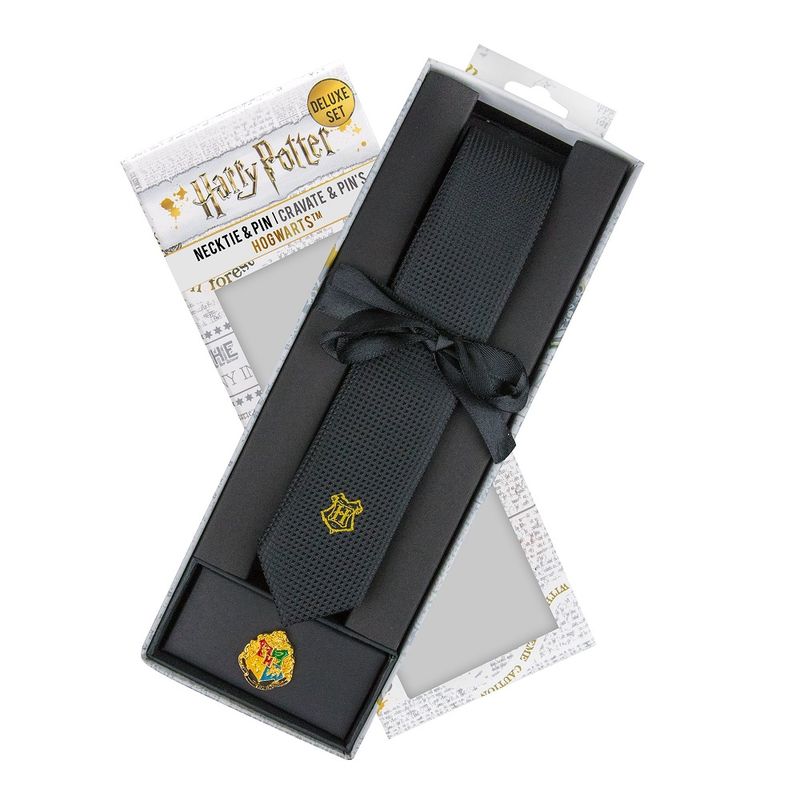 Corbata + pin deluxe Hogwarts