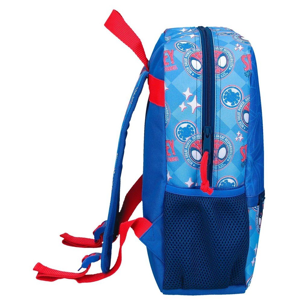Mochila Infantil 33X27 Spidey Power Of 3 Adapt A Carro