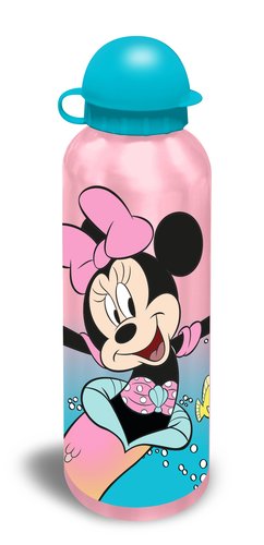 Botella Aluminio 500Ml + Sandwichera Minnie
