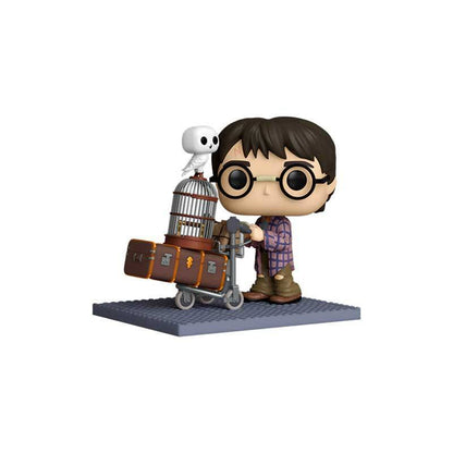 Figura Pop! Deluxe Harry Potter empujando carrito