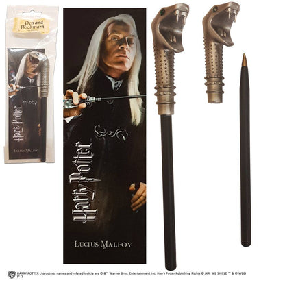 Harry Potter Set Punto de libro y Boligrafo Lucius Malfoy