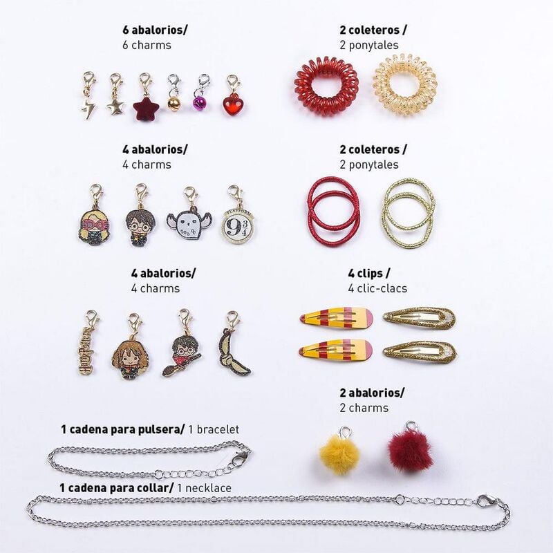 Caja Sorpresa Premium - 24 Regalos Oficiales con Accesorios Harry Potter Chibi