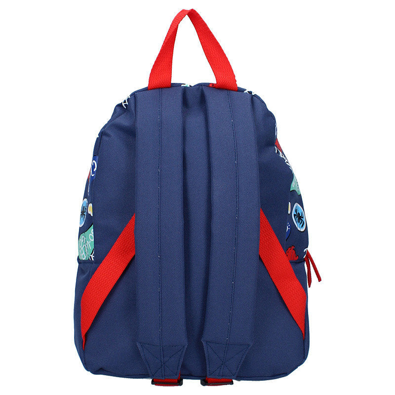 Mochila Infantil Con Bolsillo Spidey Web-Out!