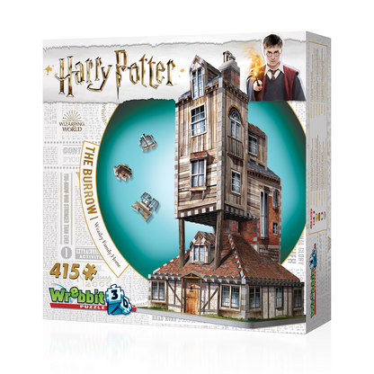 Harry Potter Puzzle 3D Madriguera Weasley (415 piezas)