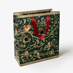 Bolsa de regalo grande, tapiz MinaLima negro - Harry Potter