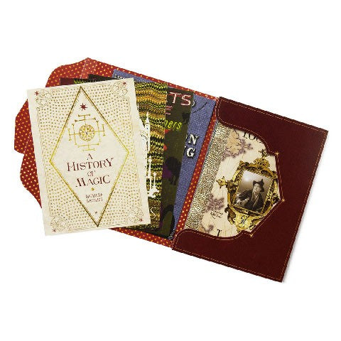 Lote de 20 postales portadas de libros de Hogwarts. Minalima-Harry Potter