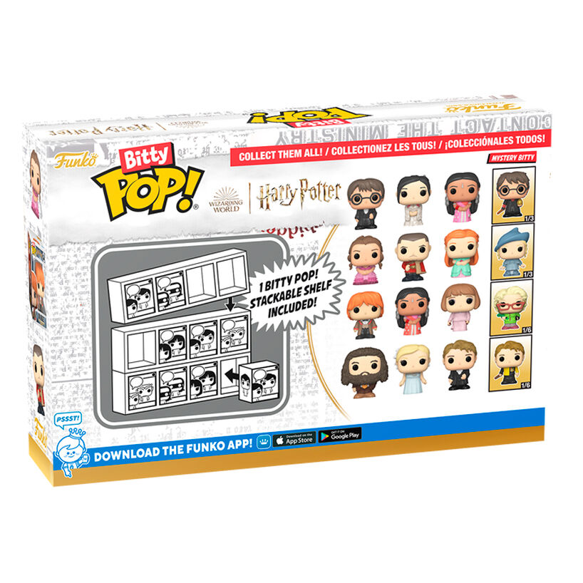 Blister 4 figuras Bitty POP Harry Potter Hagrid