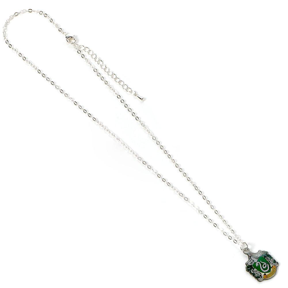 Harry Potter Collar con Colgante Slytherin (bañado en plata)