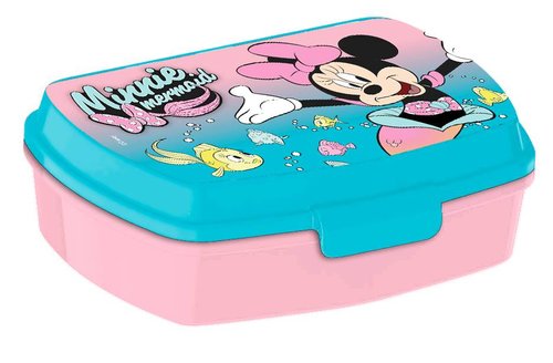 Botella Aluminio 500Ml + Sandwichera Minnie