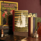Tarjeta de felicitación - La historia de Hogwarts. Minalima-Harry Potter