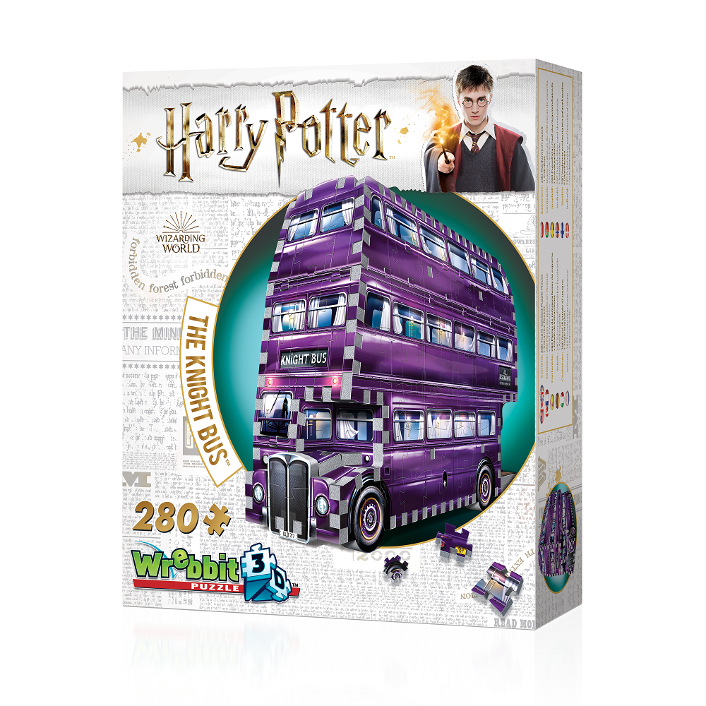 Harry Potter Puzzle 3D El Autobús Noctámbulo (280 piezas)