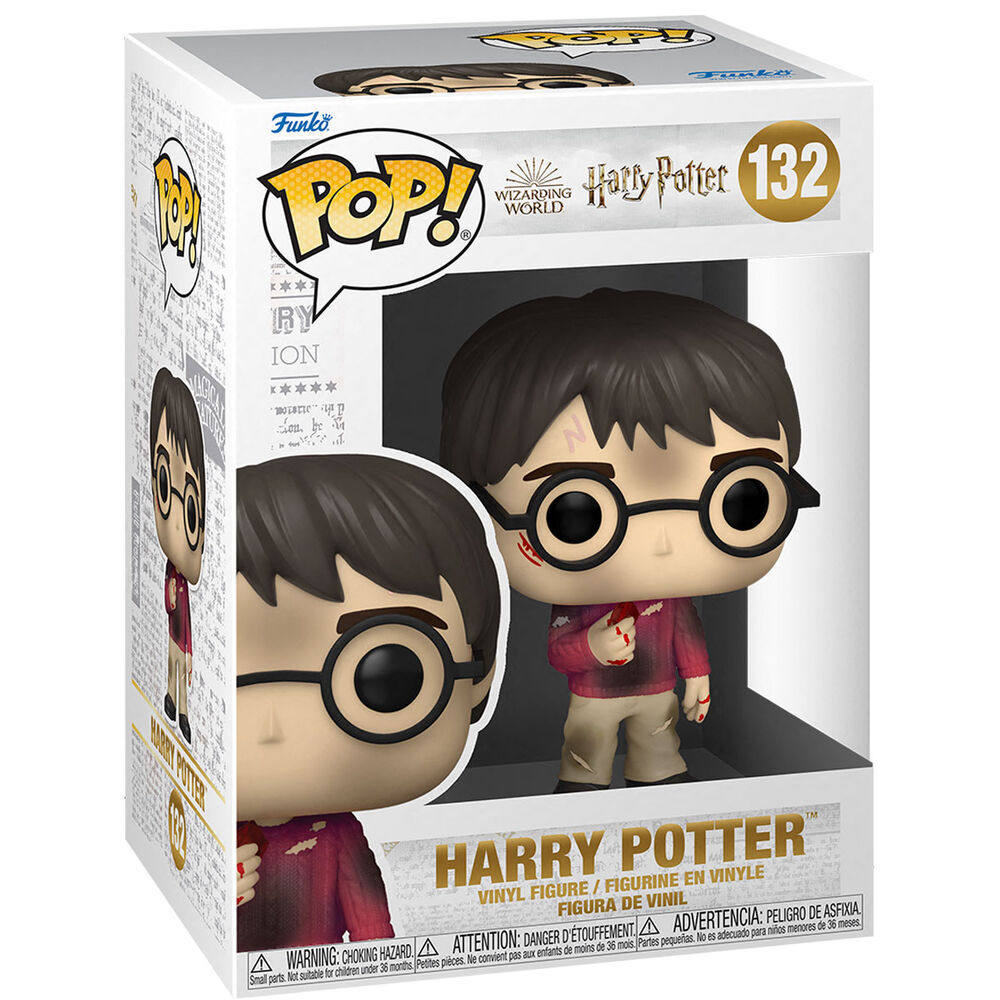 Figura POP Harry Potter Anniversary Harry con Piedra Filosofal