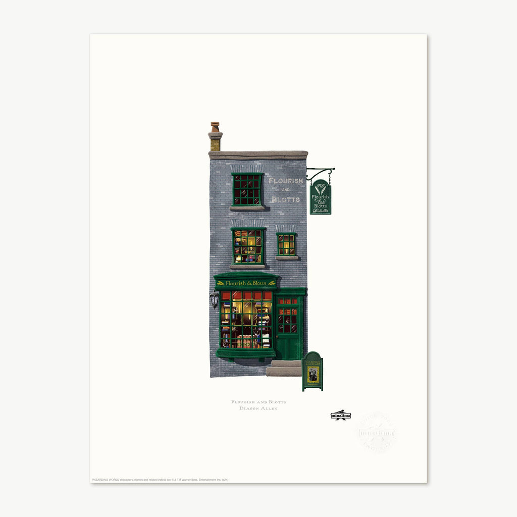 Láminas Artística Tienda de Fleury & Bott MinaLima - Harry Potter