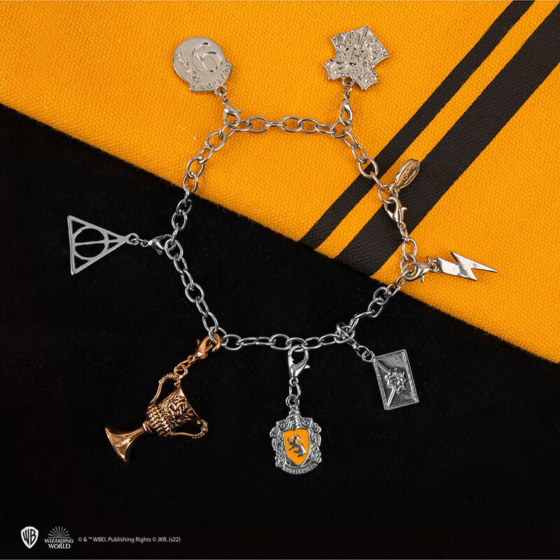 Set de 2 Charms Hufflepuff(escudo y taza)