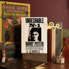 Tarjeta de felicitación lenticular - No deseado n.° 1. Minalima-Harry Potter